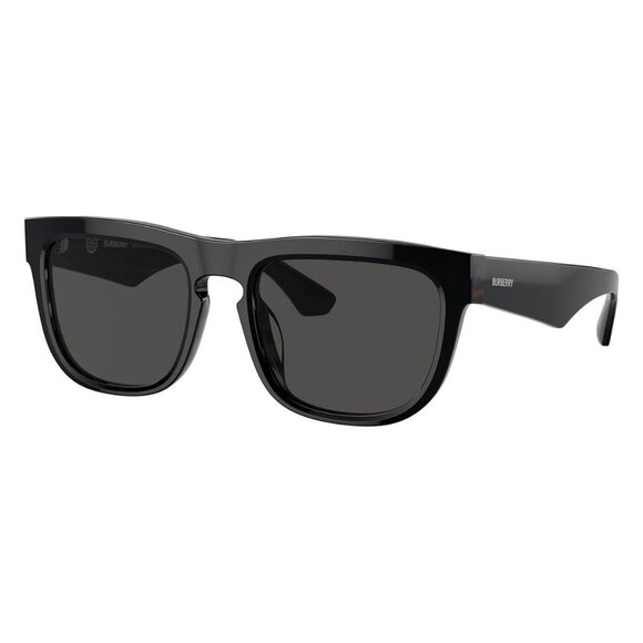 FX01841B New BURBERRY Black Square BE4431U 4121/87 Sunglasses Women - Picture 1 of 6